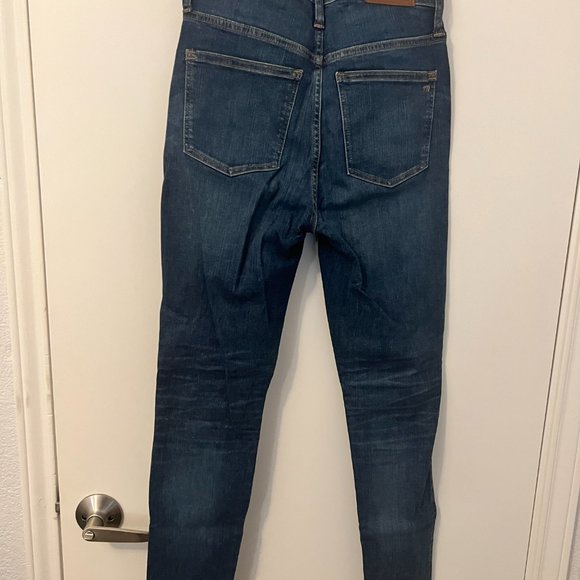 Madewell 11" High-Rise Skinny Jeans in Ames Wash: Button-Front Edition - Picture 3 of 5